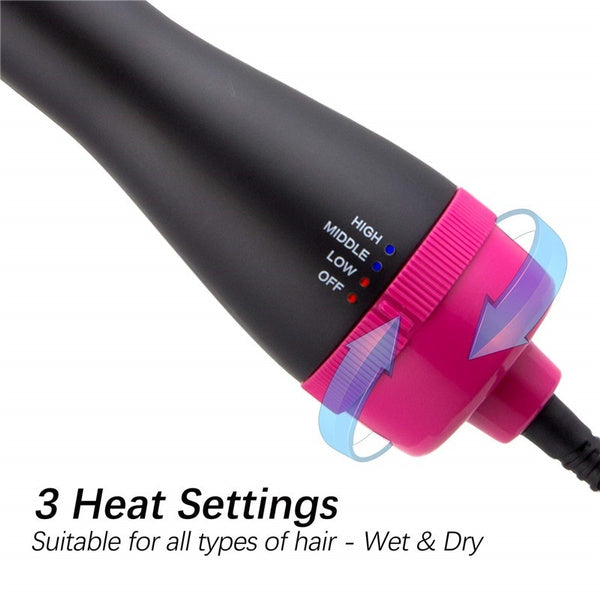 One Step Hot Air Brush (Dryer + Straightener)