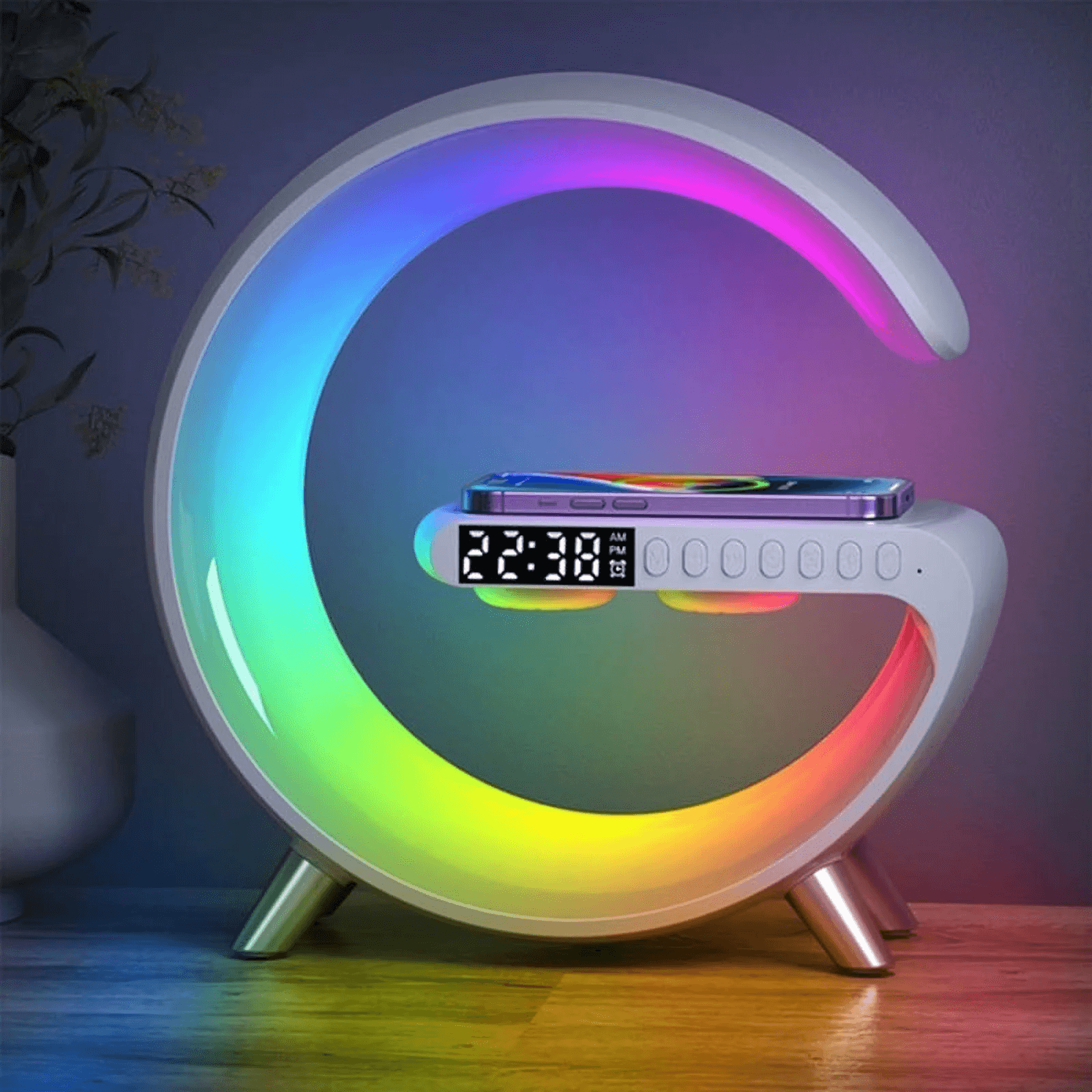 ✅ LED Wireless Charging Speaker Daraz Mart