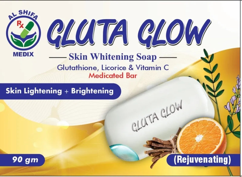 GLUTA GLOW BRIGHTENING SOAP (AL SHIFA)