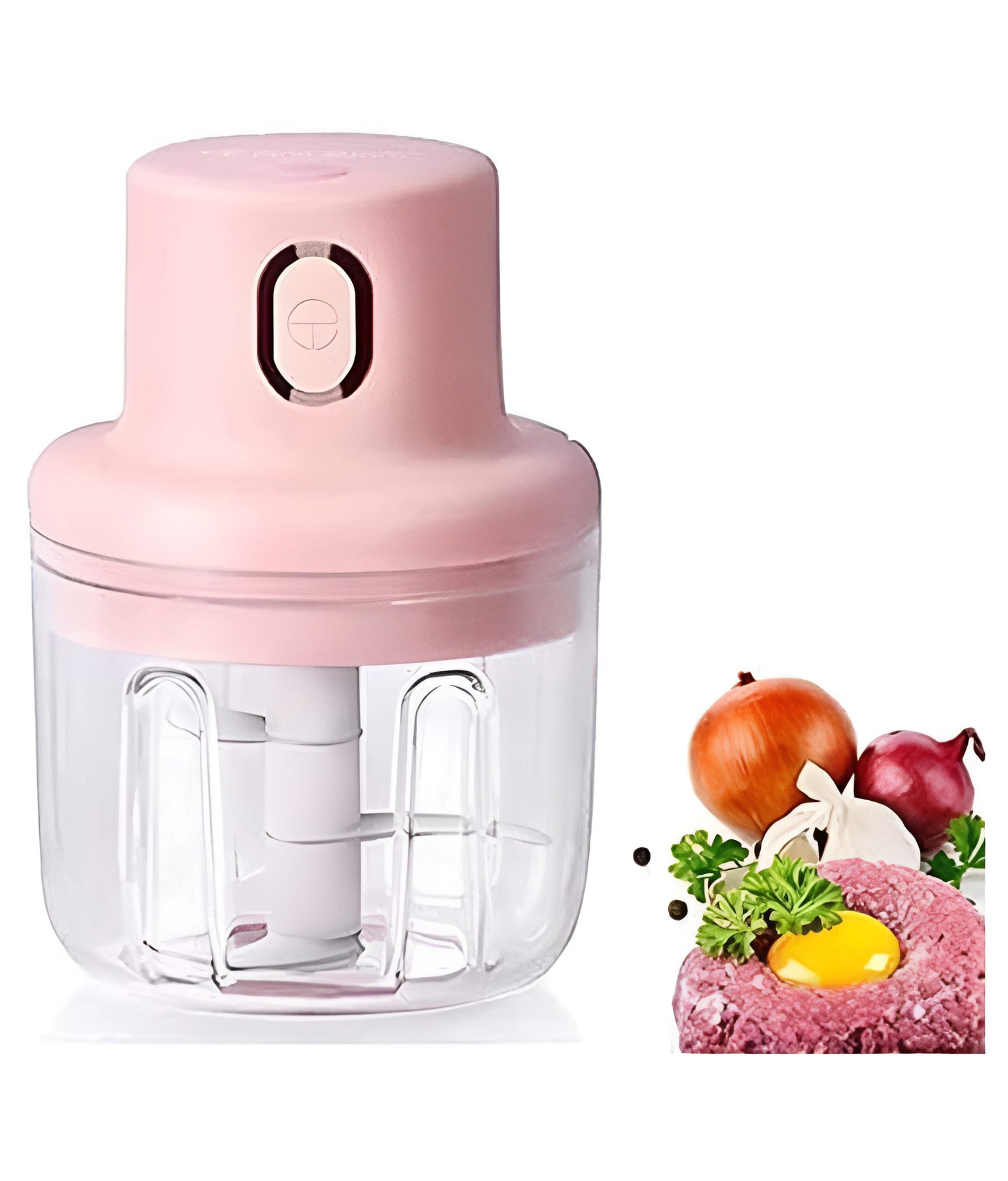 Portable Mini Electric Garlic Food Chopper Bright Bazaar