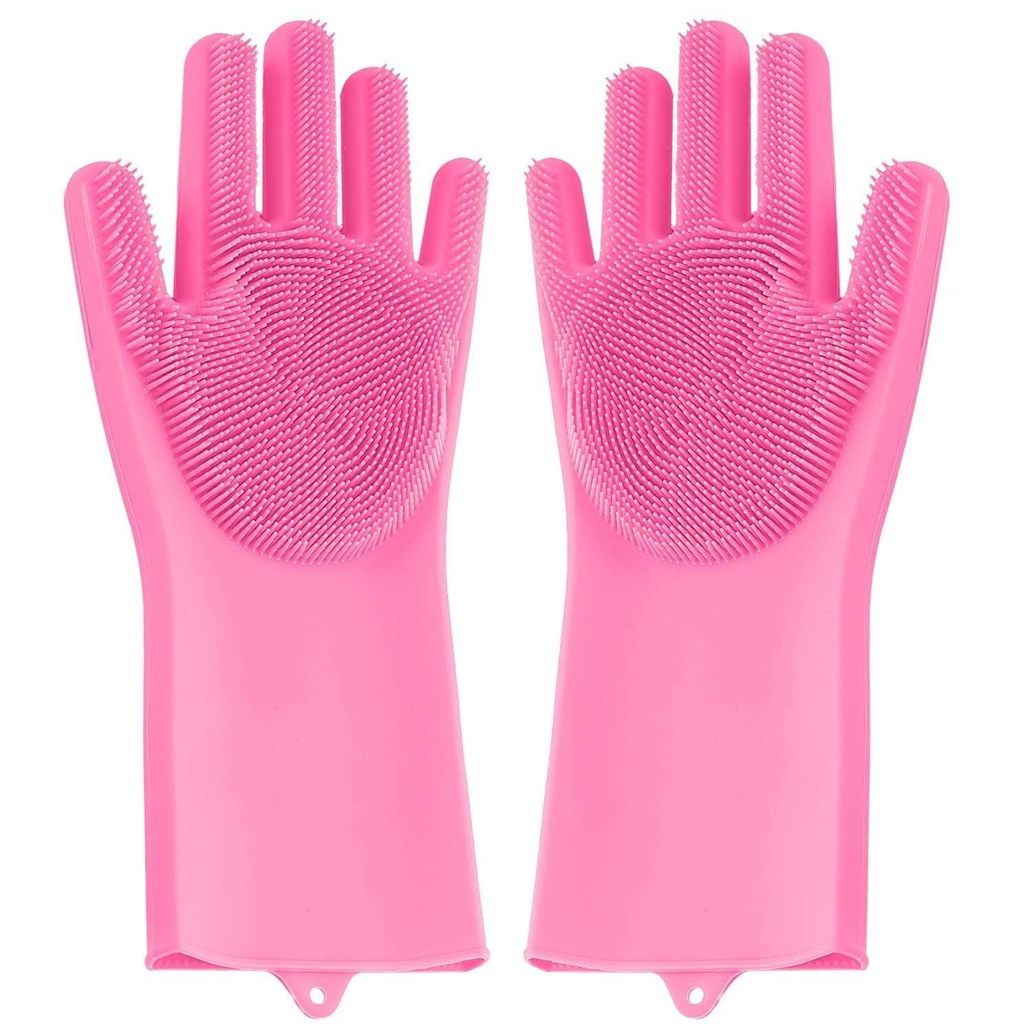 Original Magic Silicon Dish-washing Gloves Bright Bazaar