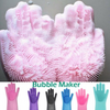 Original Magic Silicon Dish-washing Gloves Bright Bazaar